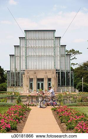 Stock Photograph -  route 66 jewel box greenhouse forest park saint. Fotosearch