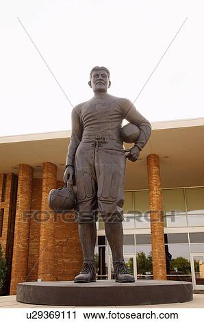 Stock Image -  route 66 jim thorpe statue museum history city. Fotosearch