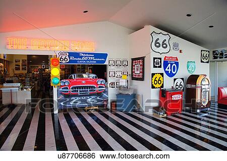route 66 museum clinton oklahoma ok mother road View Large Photo Image Stock Photograph - route 66 museum clinton oklahoma ok mother road. Fotosearch
