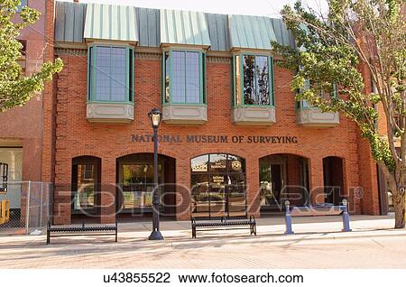 Stock Image -  route 66 national museum surveying il illinois. Fotosearch