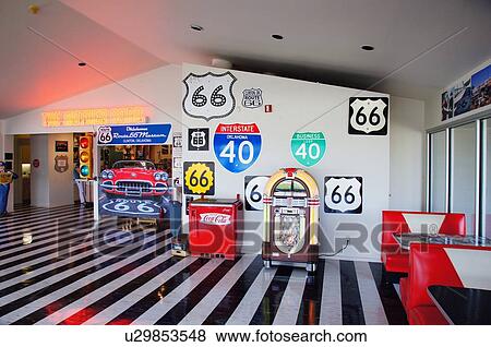 Stock Photo -  route 66 oklahoma ok museum mother road 2229. Fotosearch