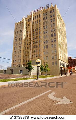 Stock Photo -  route 66 polk building amarillo texas tx 900. Fotosearch