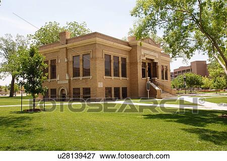 Stock Photo -  route 66 potter county library amarillo texas tx. Fotosearch