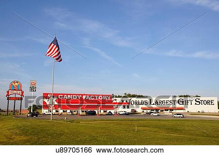 route 66 redmonds candy factory missouri worlds View Large Photo Image Stock Photograph - route 66 redmonds candy factory missouri worlds. Fotosearch