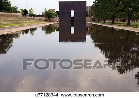 route 66 reflecting pool alfred murrah oklahoma View Large Photo Image Picture - route 66 reflecting pool alfred murrah oklahoma. Fotosearch
