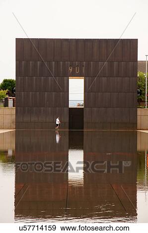 Stock Photo -  route 66 reflecting pool oklahoma city ok museum. Fotosearch