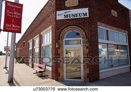 Stock Photo -  route 66 roger miller king road erick oklahoma. Fotosearch
