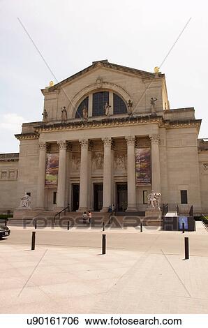 Stock Photograph -  route 66 saint st. st louis art museum mo forest. Fotosearch