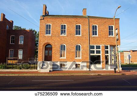 route 66 scott joplin house st louis missouri mo View Large Photo Image Stock Photo - route 66 scott joplin house st louis missouri mo. Fotosearch