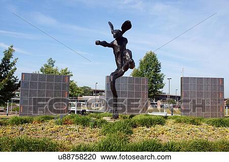 Stock Image -  route 66 sculpture rabbit scottrade center st mo. Fotosearch