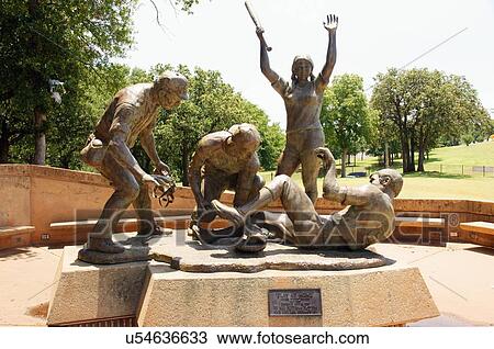 route 66 sculpture softball hall fame oklahoma View Large Photo Image Stock Image - route 66 sculpture softball hall fame oklahoma. Fotosearch