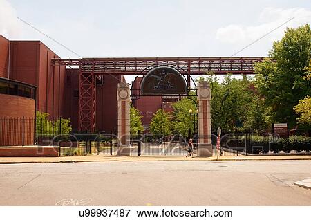 Stock Photo -  route 66 sign entrance anheuser busch brewery st. Fotosearch