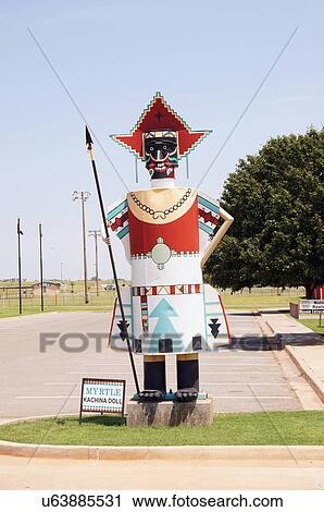 route 66 statue sculpture kachina doll myrtle View Large Photo Image Stock Image - route 66 statue sculpture kachina doll myrtle. Fotosearch