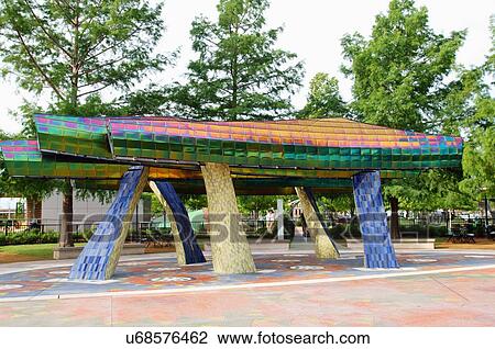 route 66 statue sculpture myriad botanical city View Large Photo Image Stock Image - route 66 statue sculpture myriad botanical city. Fotosearch