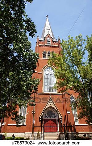 Picture -  route 66 trinity lutheran church st louis mo st.. Fotosearch