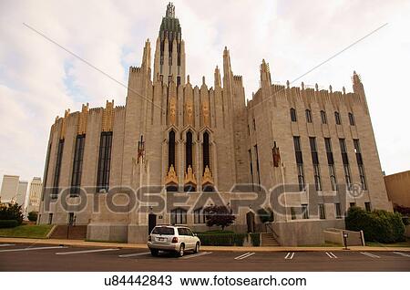 Stock Image -  route 66 united methodist church tulsa ok boston. Fotosearch