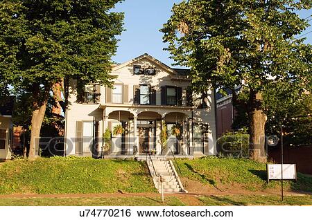 route 66 vachel lindsay home illinois nicholas View Large Photo Image Stock Photograph - route 66 vachel lindsay home illinois nicholas. Fotosearch
