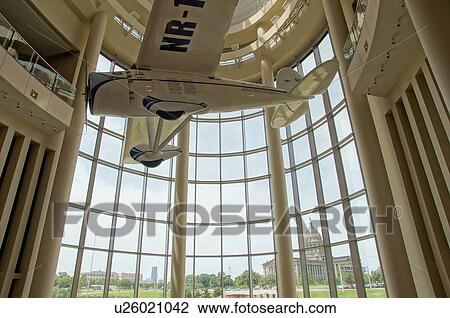 Stock Image -  route 66 wiley post airplane capitol building. Fotosearch