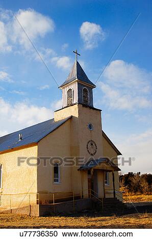 Stock Image -  sacred heart catholic chuch dilia new mexico nm. Fotosearch