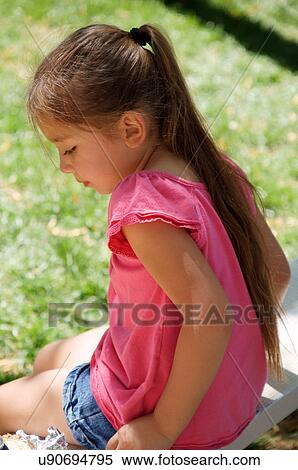 sad girl child kid lonely alone candid young View Large Photo Image Stock Photography - sad girl child kid lonely alone candid young. Fotosearch