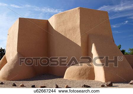 Picture -  saint st. st francis de assisi taos new mexico. Fotosearch