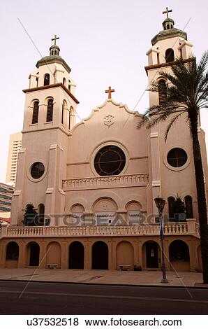 saint st. st marys basilica catholic church az View Large Photo Image Stock Photo - saint st. st marys basilica catholic church az. Fotosearch