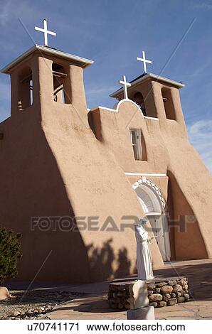 Stock Image -  san francisco de asis mission church ranchos new. Fotosearch