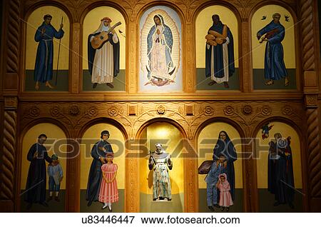 santa fe nm altar art panels santuario de st View Large Photo Image Stock Photo - santa fe nm altar art panels santuario de st. Fotosearch