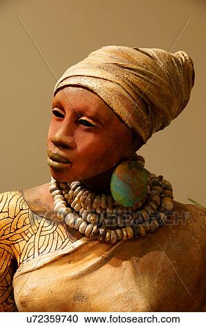 santa fe nm art ceramic woman female negress View Large Photo Image Stock Image - santa fe nm art ceramic woman female negress. Fotosearch