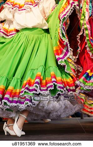 Stock Photo -  santa fe nm dancer dancers folklorico folklorica. Fotosearch