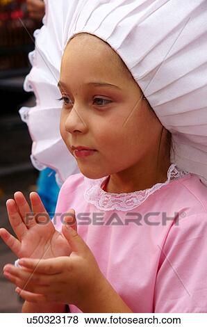 Stock Photo -  santa fe nm folklorica dancer young girl child. Fotosearch