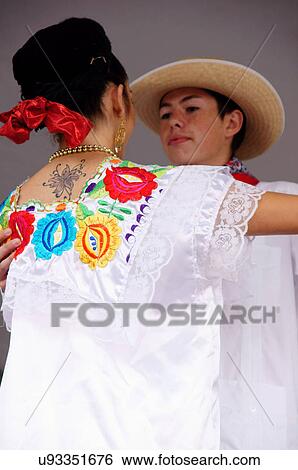 Stock Photograph -  santa fe nm latino hispanic couple dancers new. Fotosearch