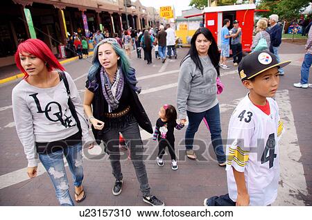 santa fe nm latino hispanic family street new View Large Photo Image Stock Image - santa fe nm latino hispanic family street new. Fotosearch