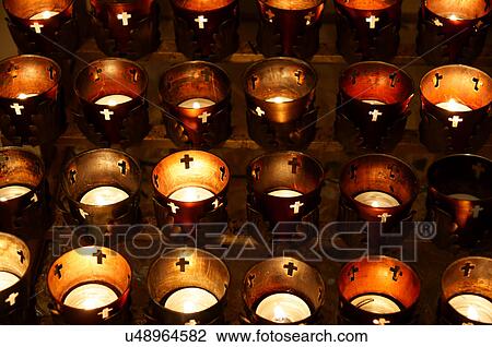 santa fe nm prayer votive candles santuario de View Large Photo Image Stock Image - santa fe nm prayer votive candles santuario de. Fotosearch