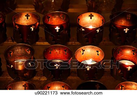 santa fe nm prayer votive candles santuario de View Large Photo Image Stock Image - santa fe nm prayer votive candles santuario de. Fotosearch