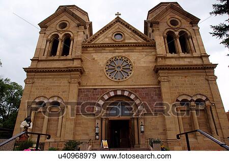 Stock Photo -  santa fe nm santuario de st francis basilica. Fotosearch