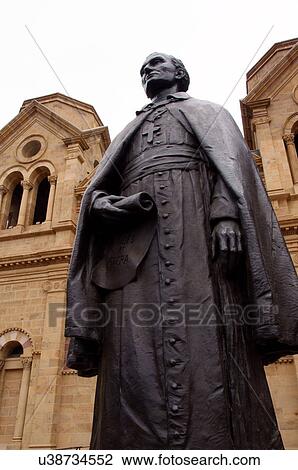 Stock Image -  santa fe nm sculpture statue saint st. st de. Fotosearch