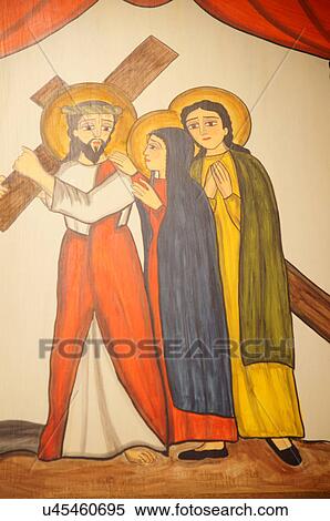 santa fe nm stations cross jesus meets mother View Large Photo Image Stock Photography - santa fe nm stations cross jesus meets mother. Fotosearch