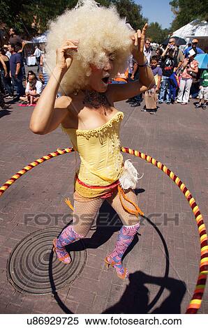 santa fe nm woman female hoola hoop blonde afro View Large Photo Image Stock Photography - santa fe nm woman female hoola hoop blonde afro. Fotosearch