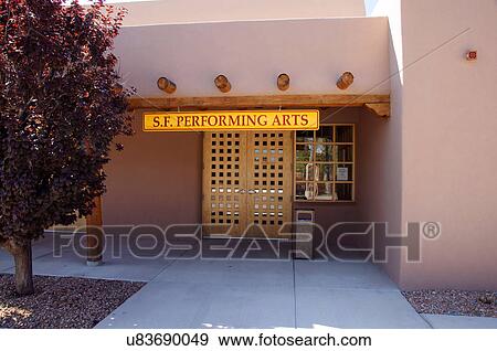 Stock Photo -  santa fe performing arts center new mexico nm. Fotosearch
