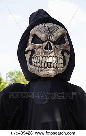 Stock Photo -  scary ghoul goblin gremlin costume verona day. Fotosearch