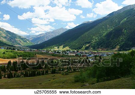 Stock Photography -  scenic view silverton colorado co highway 550. Fotosearch