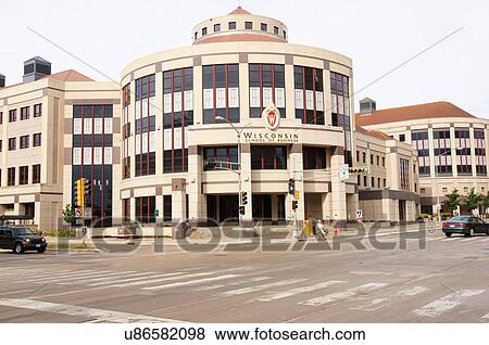 Stock Photo -  school business department building madison wi. Fotosearch
