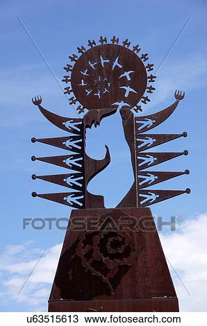 sculpture at entrance to museum of indian arts View Large Photo Image Stock Image - sculpture at entrance to museum of indian arts. Fotosearch