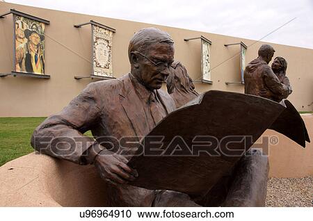 sculpture elderly man male reading newspaper of View Large Photo Image Stock Image - sculpture elderly man male reading newspaper of. Fotosearch
