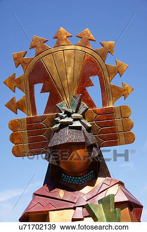 Stock Photo -  sculpture of indian garden museum arts and santa. Fotosearch