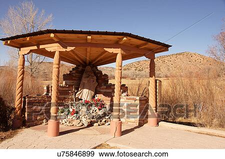 shrine exterior el santuario de chimayo roman in View Large Photo Image Stock Photo - shrine exterior el santuario de chimayo roman in. Fotosearch