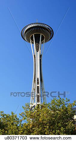 space needle tower in seattle washington wa View Large Photo Image Stock Image - space needle tower in seattle washington wa. Fotosearch