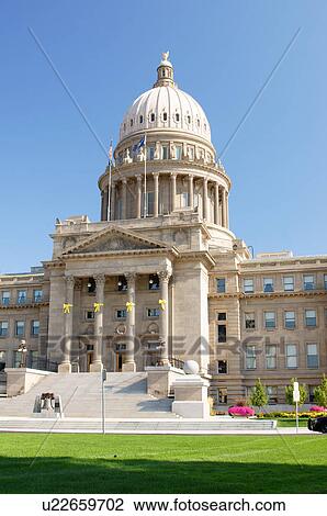 state capitol building boise idaho id capital of View Large Photo Image Stock Image - state capitol building boise idaho id capital of. Fotosearch