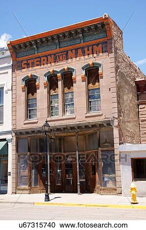 Stock Image -  stern and nahm las vegas nm building new mexico. Fotosearch